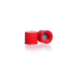 Screw cap PBT with PTFE protected seal red GL 14