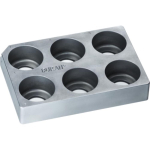 DURAN ANSI/SLAS Aluminium Microplate Holder for 2x3 10mL GL25 Laboratory Bottles