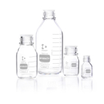DURAN protect+ Plastic Safety Coated Laboratory Bottle Clear GL 45 5L