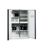 Tall Multirisk Storage Cabinet 250L Double Door 4 Compartments 90 Minutes