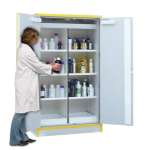 Safety Cabinet Tall 2 doors 3 compartments