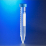 Falcon 15mL centrifuge tubes polystyrene conical bottom with dome seal screw cap bagged 50 per inner