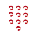 Gilson Coloris ID Clips for Pipetman - Red