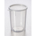 Gosselin Conical 200mL Container with Snap Cap,  Polypropylene, Graduated, Sterile, Clear,  Assemble