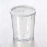 Gosselin Conical 400mL Container with Snap Cap,  Polypropylene, Graduated, Sterile, Clear,  Assemble
