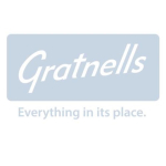 Gratnells Tall Treble Frame 1850mm Set 05 in White with Plum Purple Trays and Runners and 6 Single S