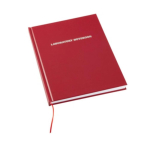 Heathrow Scientific Laboratory Notebook - 200-pages - Lined - Red