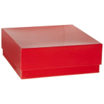 Heathrow Scientific Cardboard Cryogenic Tube Storage Box and Lid - 50mm - Red