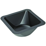 Heathrow Scientific Weigh Boat - Square Large - Anti-static - Black