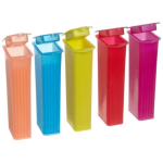 Heathrow 5 Place Slide Mailer - End Opening -  Assorted Colours