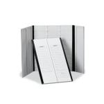 Heathrow Scientific 20-Place Slide Tray Cardboard - Black Trim