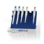 Heathrow ABS 6 Place Pipette Stand - Blue