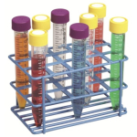 Heathrow Scientific HDPE Coated Wire Rack for 15  x 15mL Tubes (16-20mm)