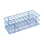 HDPE Coated Wire Tube Rack 24mm 4x10 Blue