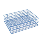 HDPE Coated Wire Tube Rack 25mm 8x10 Blue