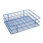HDPE Coated Wire Tube Rack 40mm 6x8 Blue