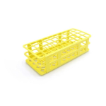 Heathrow Scientific Fold and Snap Tube Rack 21mm 40-Place - Yellow