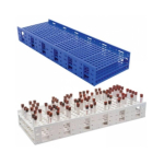 Heathrow Scientific Mega Rack for 240 x 13-16mm  Tubes (10mL) - Blue