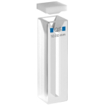 Hellma Cuvette with PTFE Hinged Lid, Black,  200-2500nm, 700uL Volume, 10mm Path Length