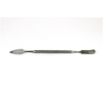 Ideal- Tek Stainless steel spatula - Long curved pointed tip & long curved rounded tip.