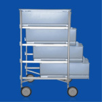 Kartell Slide Storing System with Four Swivel Castors
