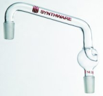 Synthware Kjeldahl trap adapter, Joint: ST/NS 24/40, Distance Between Joints: 200 mm