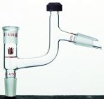 Synthware Claisen distillation adapter with compression cap thermometer port, Joint: ST/NS 14/20