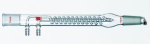 Synthware coil-style reflux condenser, Joint: ST/NS 24/40, hose size 10 mm