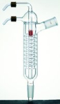 Synthware Friedrichs condenser with removable hose connections, top Joint: ST/NS 24/40, bottom Joint