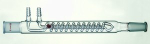 Synthware reflux condenser with large cooling capacity, Joint: ST/NS 24/40, coil L 175 mm, hose size