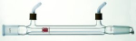 Synthware Liebig condenser with 8 mm OD removable hose connections, Joint: ST/NS 24/40, jacket L 300