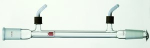 Synthware West condenser with removable hose connections, Joint: ST/NS 24/40, jacket L 300 mm