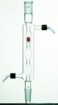 Synthware Allihn condenser, Joint: ST/NS 24/40, jacket L 300 mm, hose size 10 mm