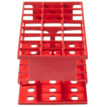 Nalgene Rack Red 24x30mm Tubes
