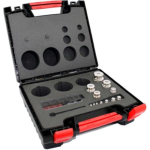 OHAUS M1 Weight Set 1-500g Stainless Steel/Nickeled Brass in Plastic Case