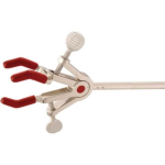 OHAUS Large Multi Purpose Clamp 3-Prong Dual Adjust Arm Length 127mm Arm Diameter 11mm Grip Range 0-