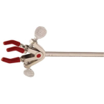 OHAUS Medium Multi Purpose Clamp 3-Prong Dual Adjust Arm Length 127mm Arm Diameter 11mm Grip Range 0