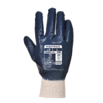 Portwest A300 Blue Nitrile fully Coated Knitwrist Glove - Medium