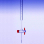 PYREX Glass Burette with PTFE Key Class B 10mL 0.02mL Graduations