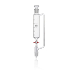 PYREX Cylindrical Graduated Pressure Equalising Funnel with PTFE Stopcock Key and 29/32 Ground Joint