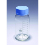 Pyrex Media-Lab Bottles - Wide Mouth with Cap and Pouring Ring - 250mL