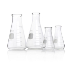 PYREX Narrow Neck Heavy Duty Erlenmeyer Conical Flasks 125mL