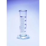PYREX Squat Form Heavy Duty Rim Measuring Cylinder Class B 50mL