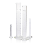 PYREX Glass Measuring Cylinder Class A Works Certified 50mL 1mL Graduations 200mm Height