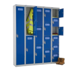 PPE lockers 1800x300x450mm 3 tier