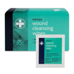 Reliwipe moist saline cleansing wipes sterile box of 100