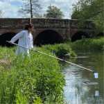 Telescopic Rod 2800mm aluminium and plastic 4 section