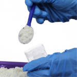 Blue Sterile Food Spoons 10ml. Box of 100