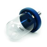 Scanvac 1200ml freeze drying flask/chamber with rubber lid and connector