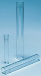 Pyrex glass test tubes without rim, medium wall, O.D. x L 10 mm x 75 mm, wall thickness 1.0 mm